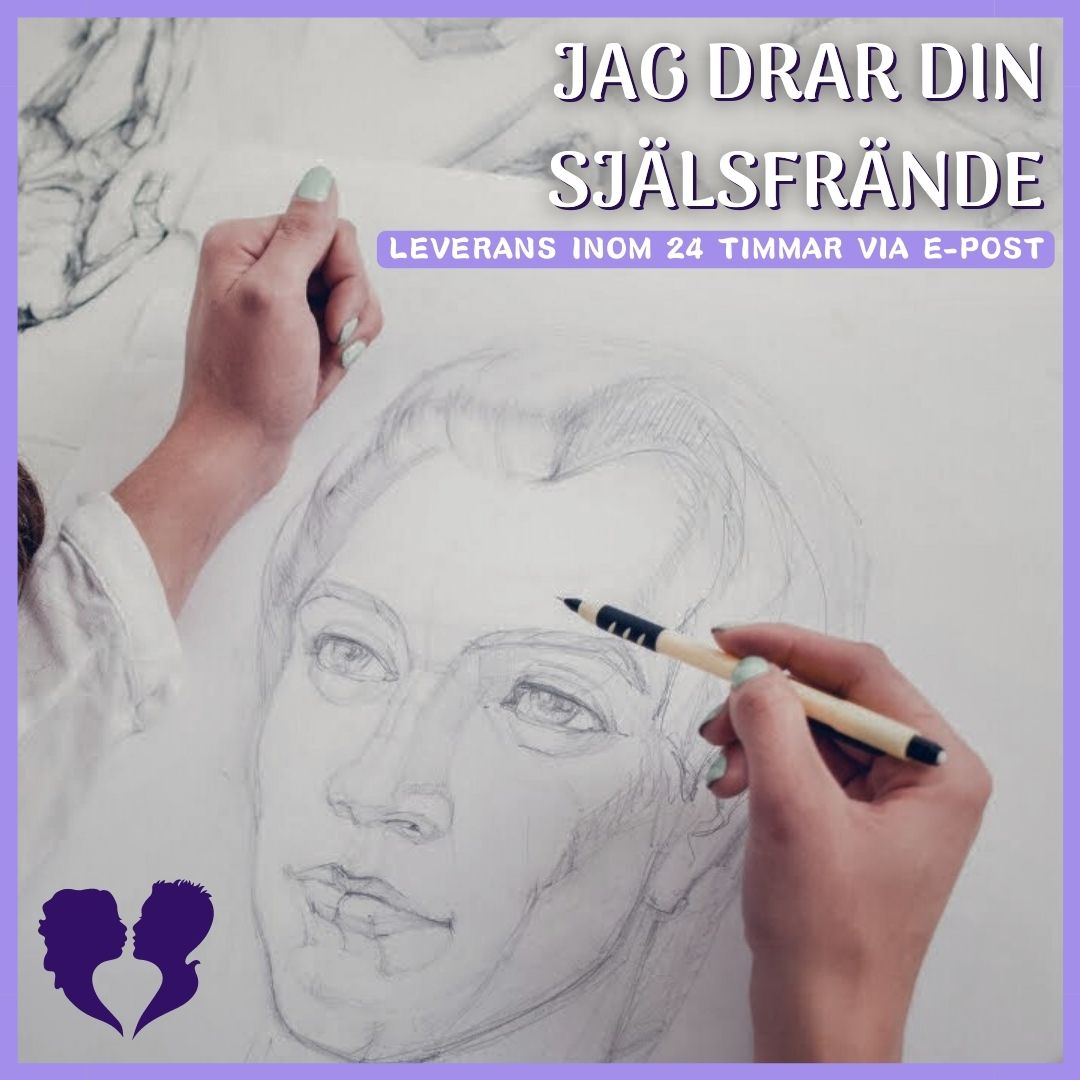 Soul Mate Sketch - leverans inom 24 timmar